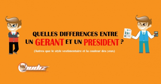 Quelles différences entre un gérant et un président ?